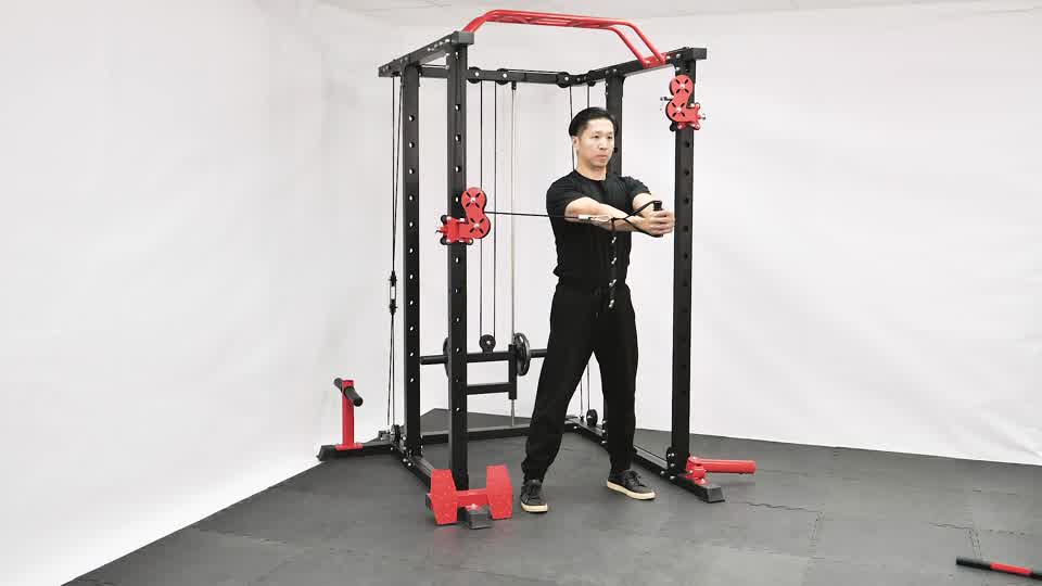 Cable Pallof Press with Rotation
