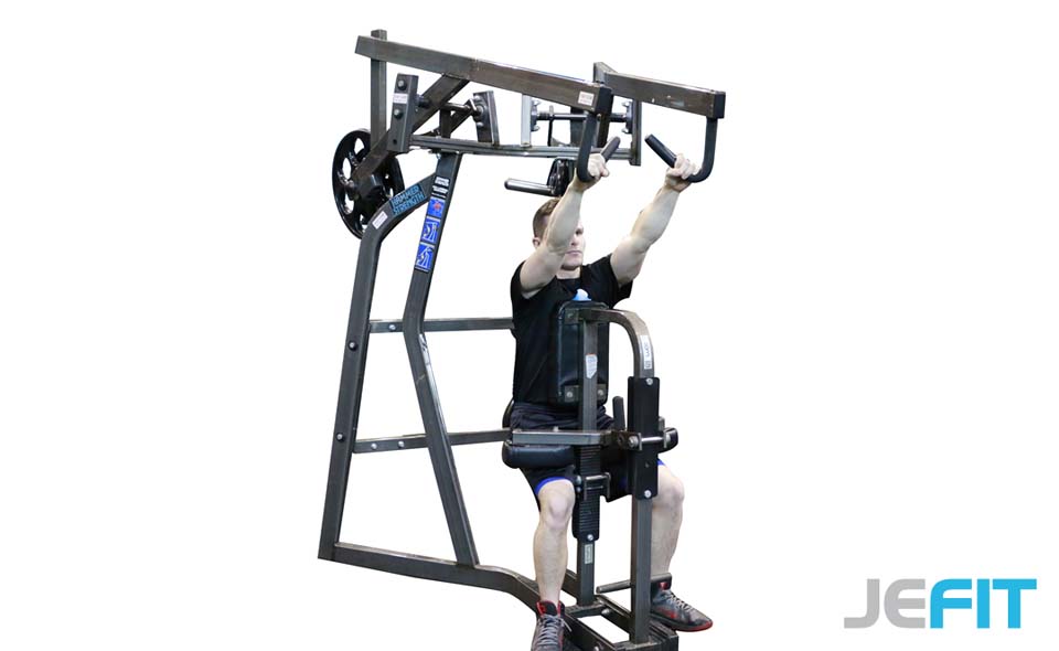 Leverage Machine High Row exercise