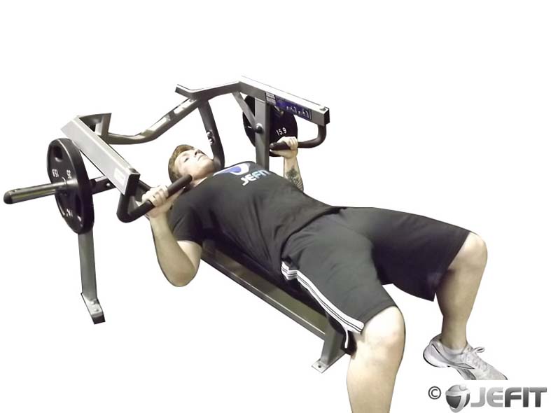 Leverage Chest Press exercise