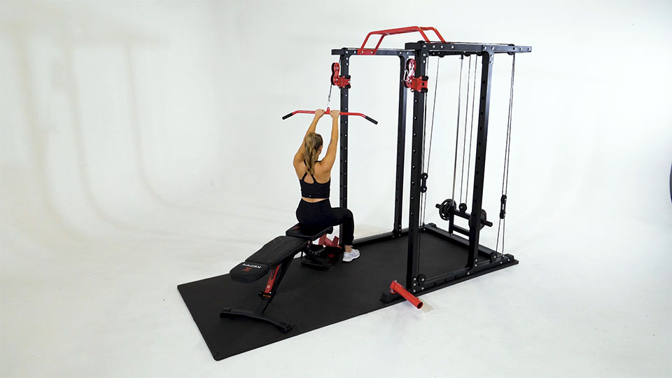 Cable Front Lat Pulldown (Close Grip) exercise