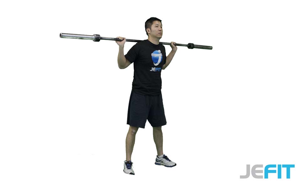 Barbell Deep Squat exercise