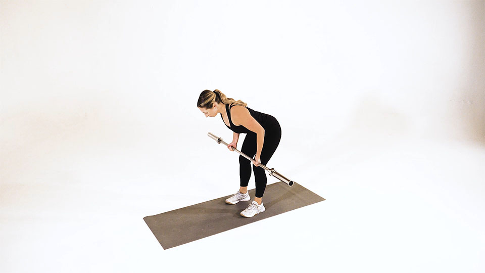 Barbell Bent-Over Row (Reverse Grip)