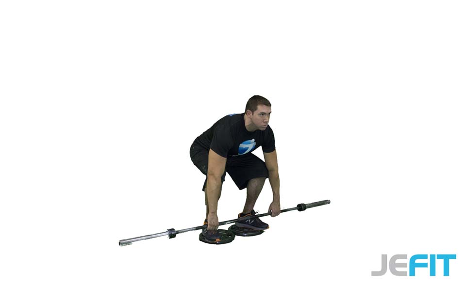 Barbell Romanian Deadlift From Deficit exercise
