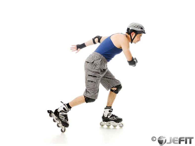 Inline online skating treadmill