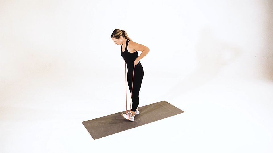 Standing Hamstring and Calf Stretch