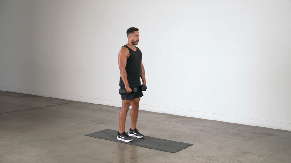 Dumbbell Stiff-Leg Deadlift exercise