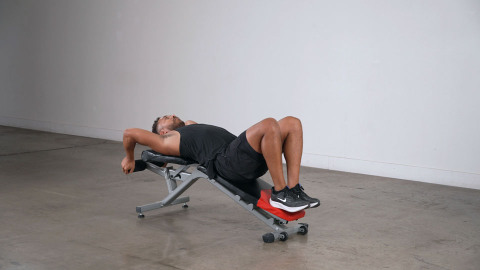 Decline Bench Knee Raise exercise