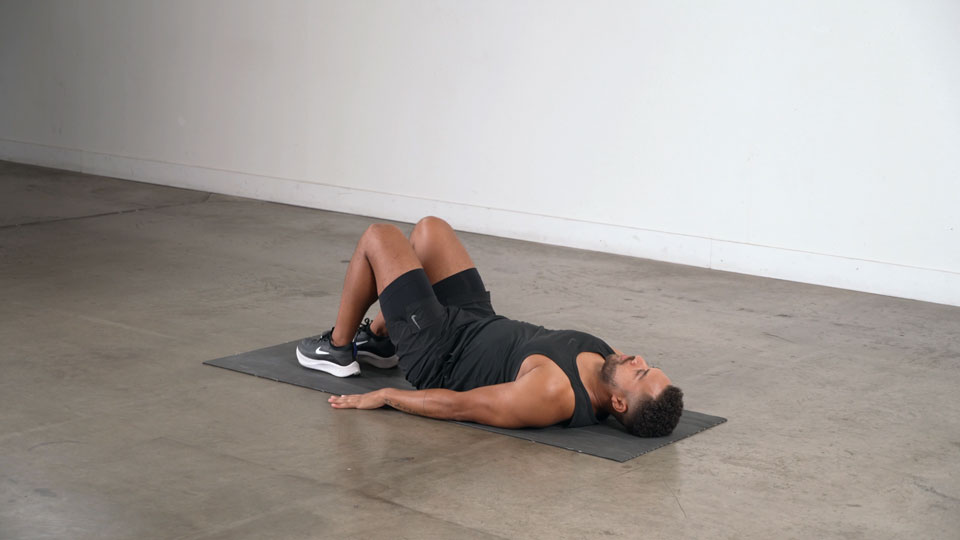 Supine Knee Raise exercise