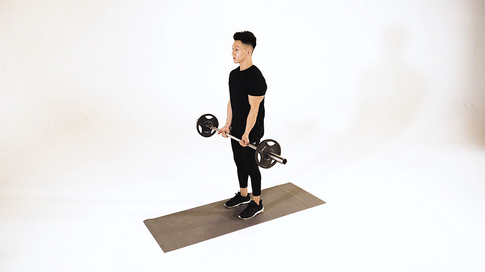 Barbell Curl Close Grip