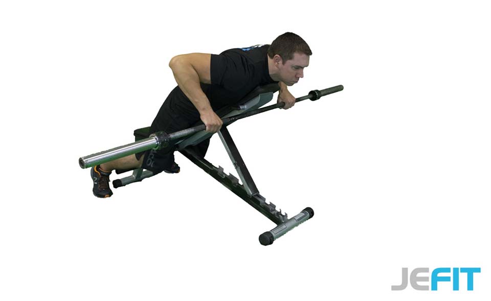 Barbell Incline Bench Row