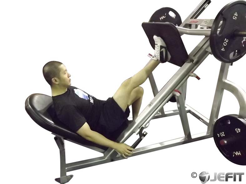 Machine Single-Leg Press exercise