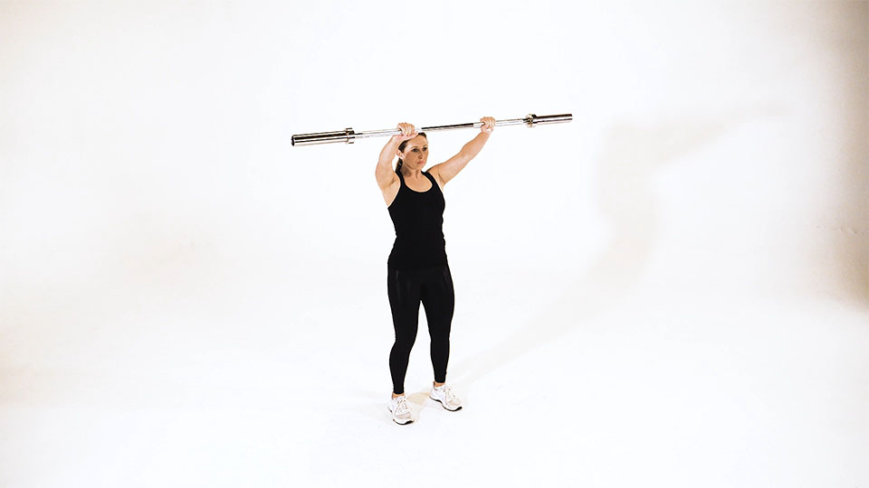 Barbell High Front Raise