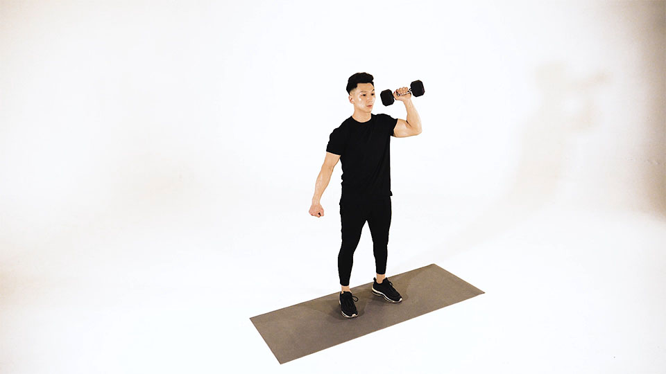 Dumbbell One-Arm Shoulder Press exercise