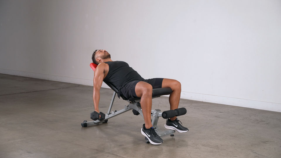 Dumbbell Alternating Incline Curl