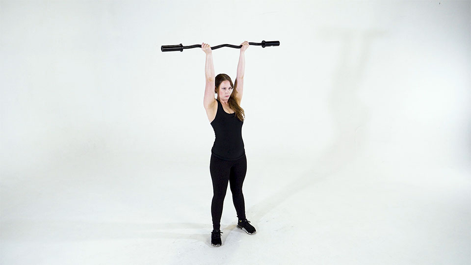 EZ Bar Standing French Press: A Great Way To Build Your Triceps