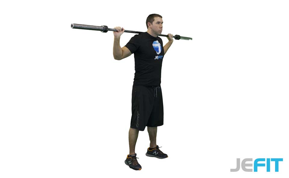 Barbell 1/4 Squat exercise