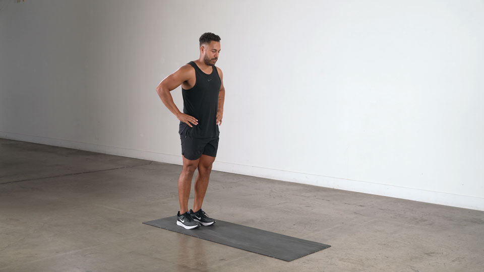 Bodyweight Lunge exercise