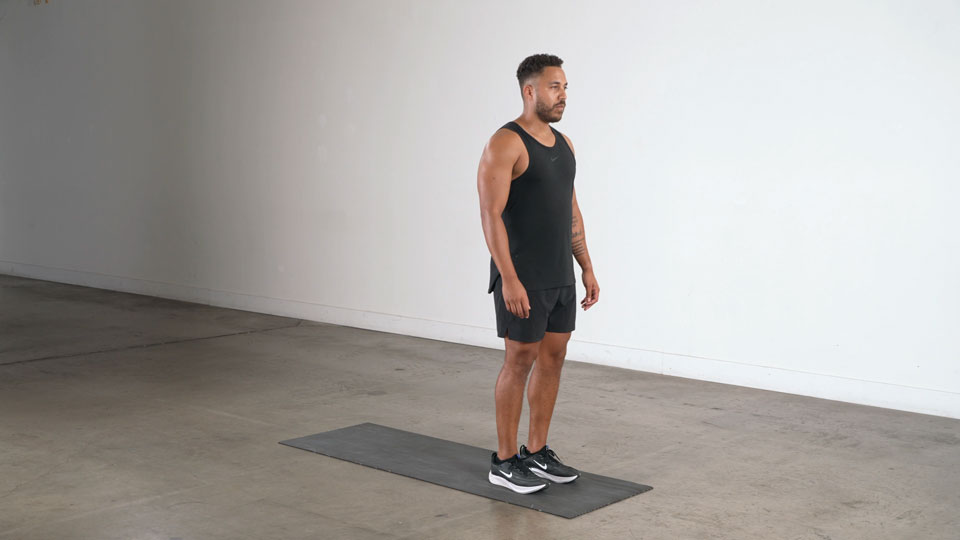 Bodyweight Rear Lunge exercise