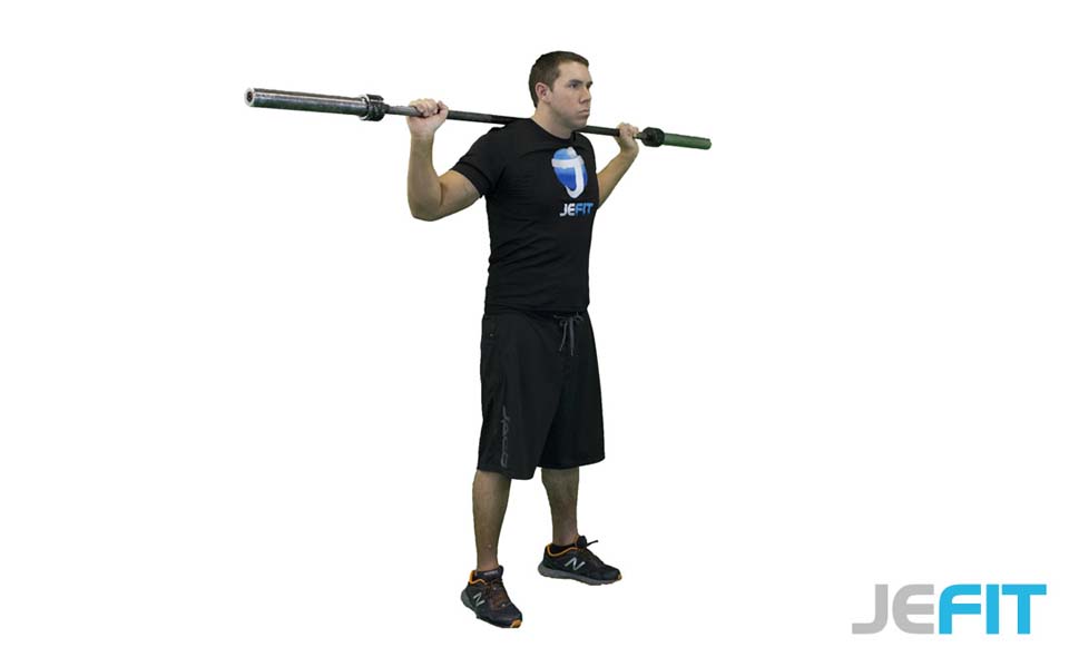 Barbell 1/2 Squat exercise