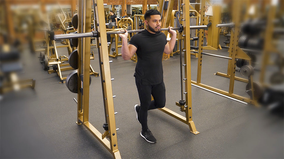 Smith Machine Single-Leg Calf Raise