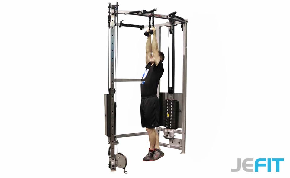 Cable Rope Pull-Up exercise