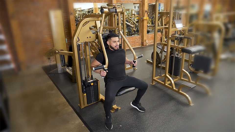 Machine Inner Chest Press exercise