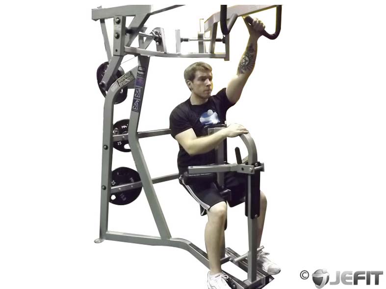 Machine Iso Lateral High Row exercise