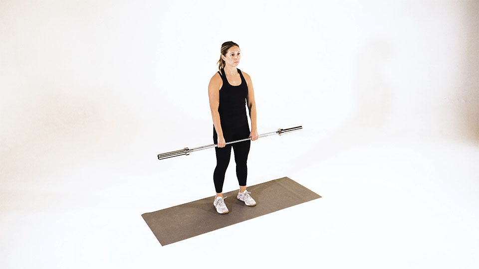 Barbell Upright Row exercise
