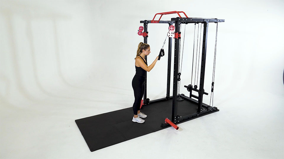Cable One-Arm Tricep Pushdown