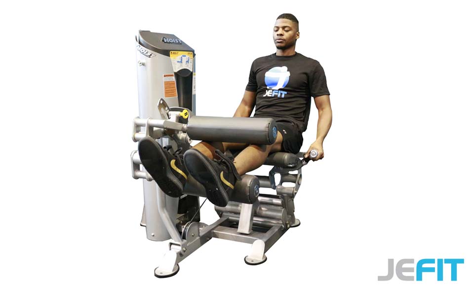 Machine Seated Leg Curl A Strength