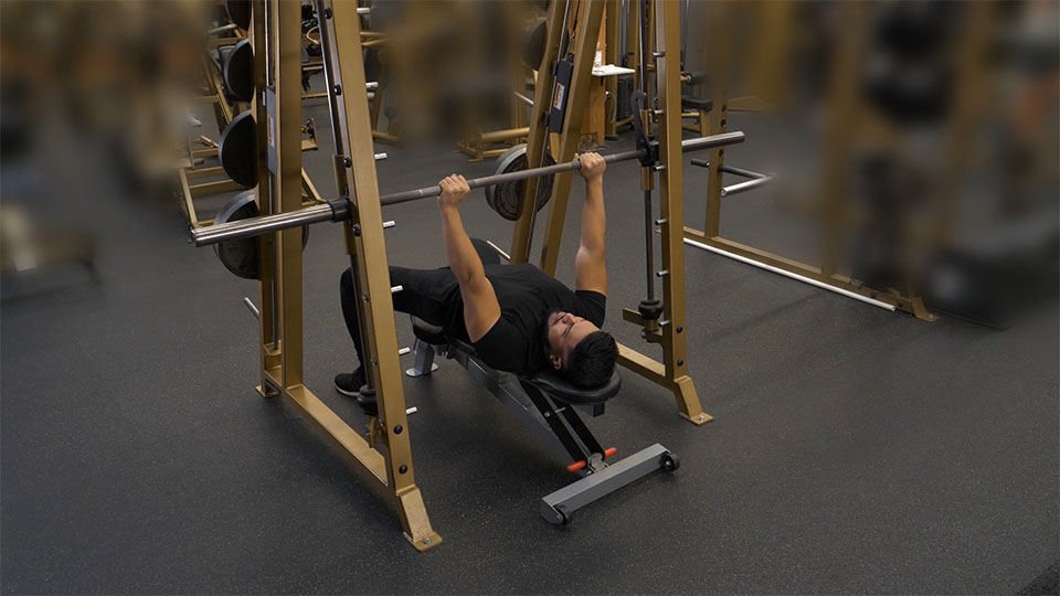 Smith Machine Bench Press