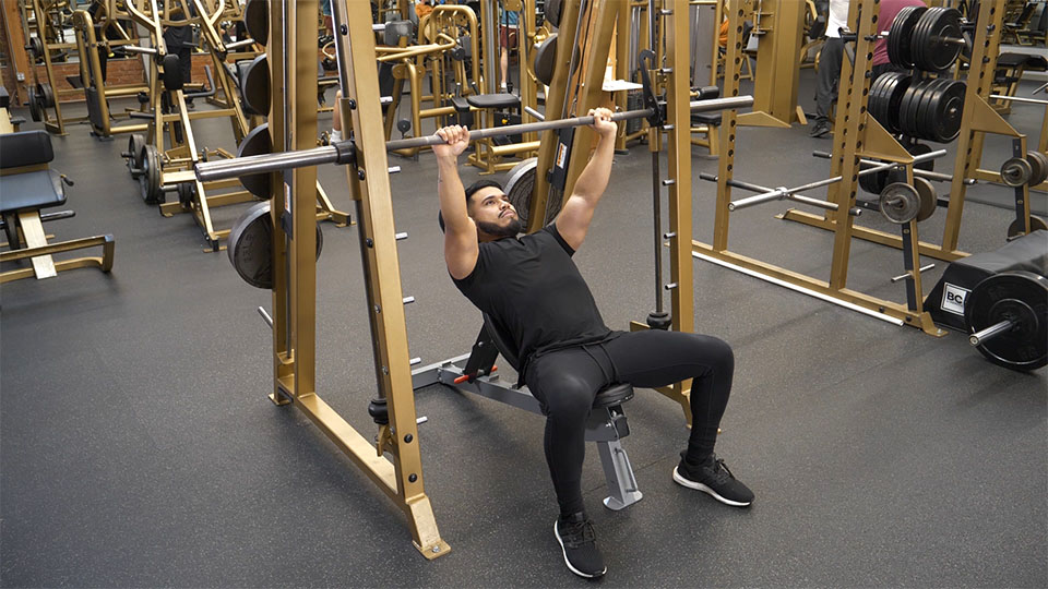 Smith Machine Incline Bench Press