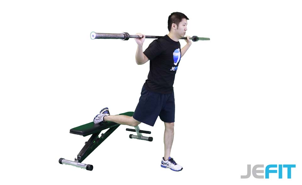 Barbell Single-Leg Squat exercise