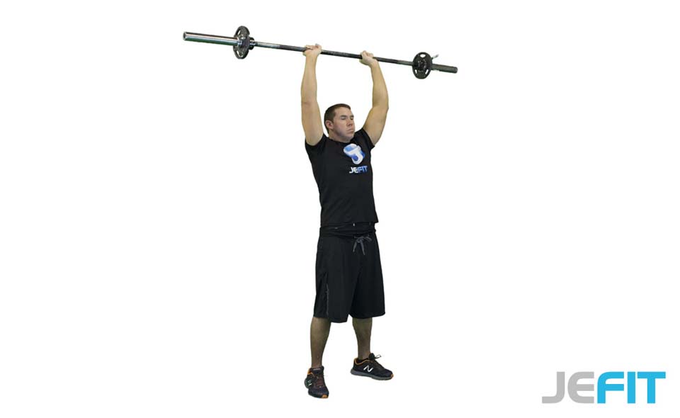 Barbell Overhead Tricep Extension exercise