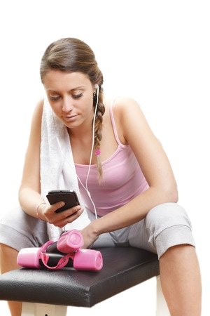 Woman Using Smartphone