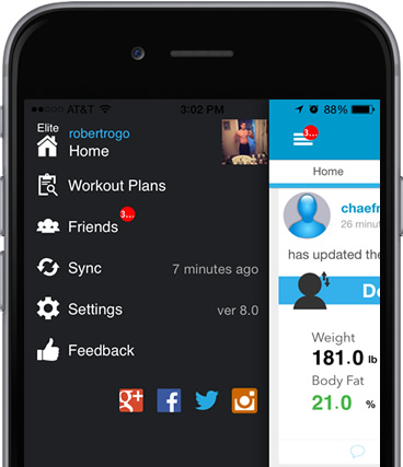 Workout iphone top