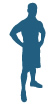 blue human figure