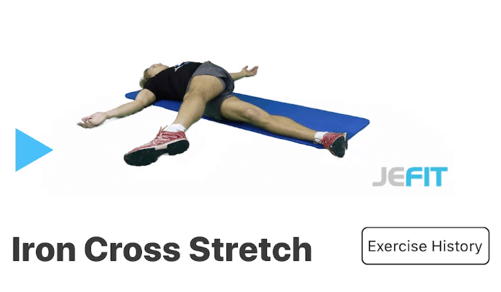 iron cross stretch