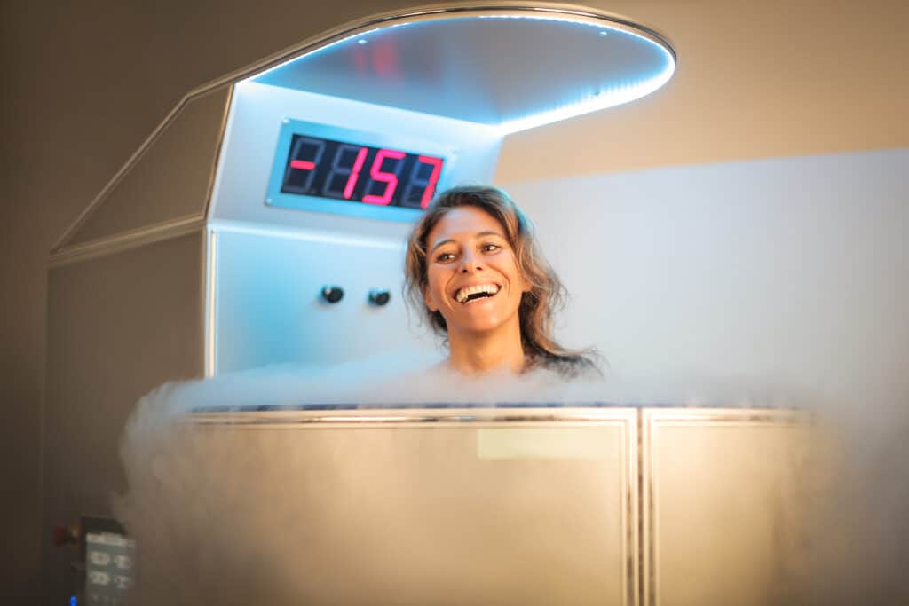 cryotherapy session