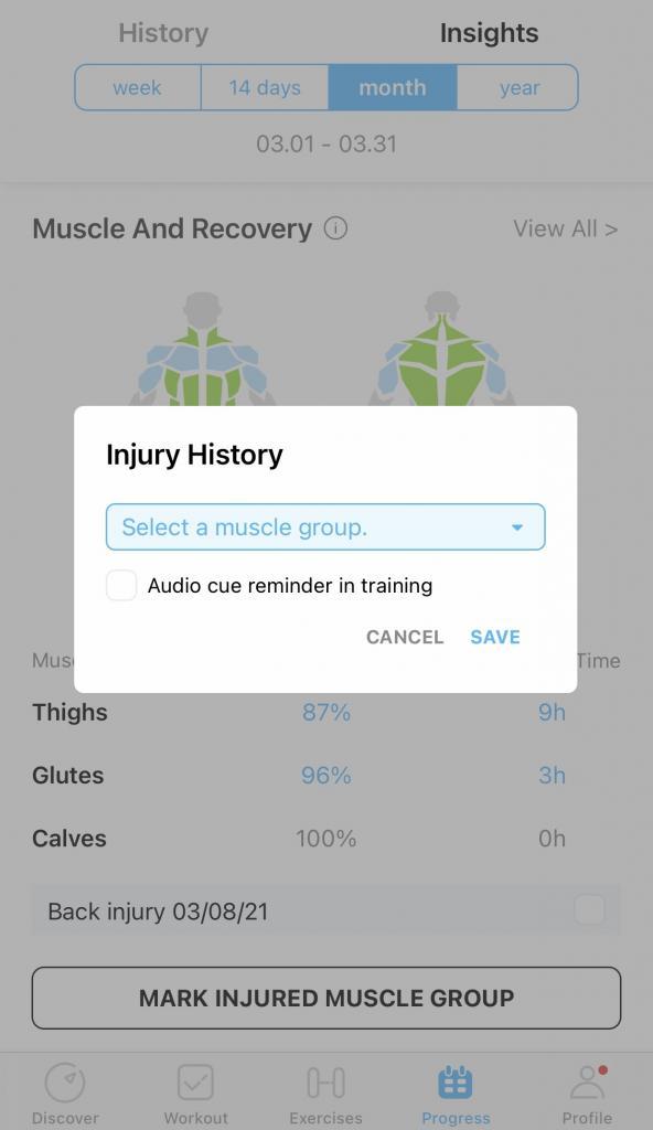 How to log an injury
