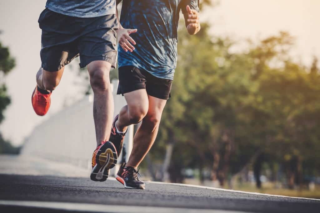 people running