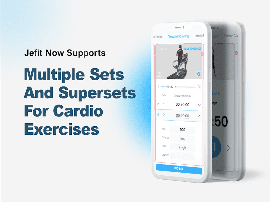 cardio available on Jefit