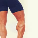 Thighs of a bodybuilder