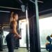 woman working out at the gym