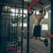 man doing pullups
