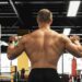 man working out at the gym